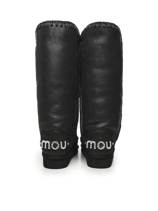 25FW 모우 부츠 MUFW101052B CBKG cracked black - MOU