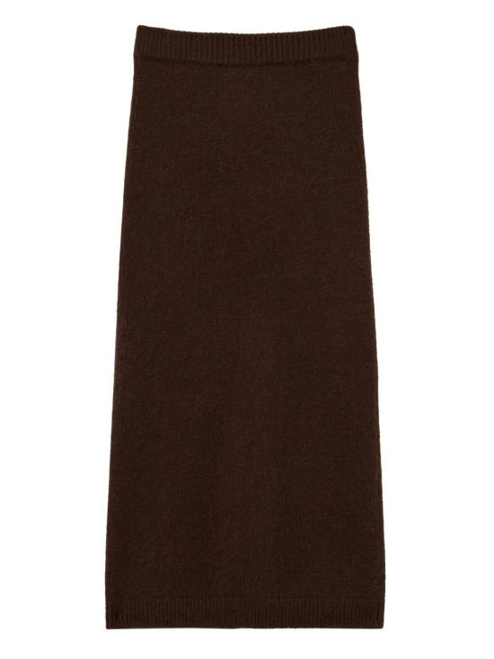 25FW 트윈셋 미디 스커트 252TT3186 S2110711054 Black chocolate - TWINSET