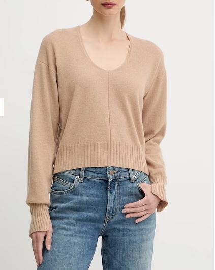 25FW 트윈셋 스웨터 252TP3493 S2088511754 Sandy brown - TWINSET