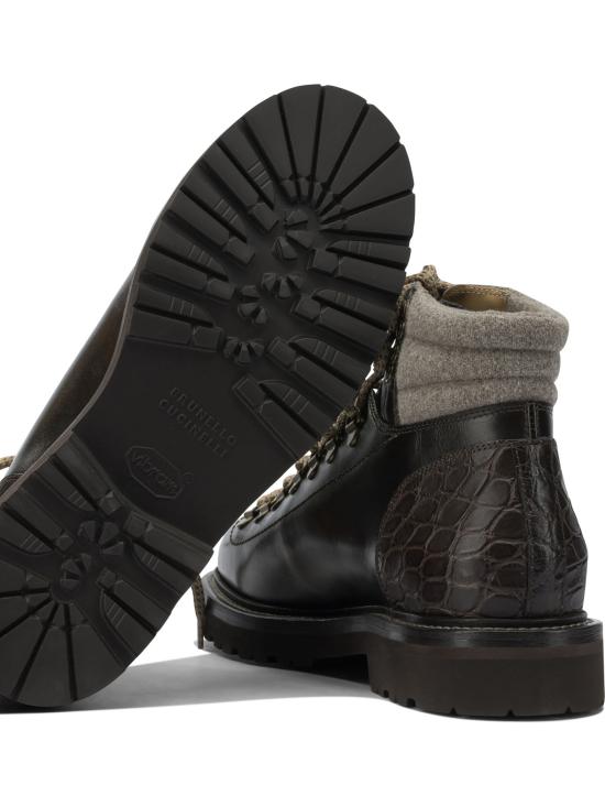 25FW 브루넬로 쿠치넬리 부츠 MZUMRFS890CZH06 Brown - BRUNELLO CUCINELLI