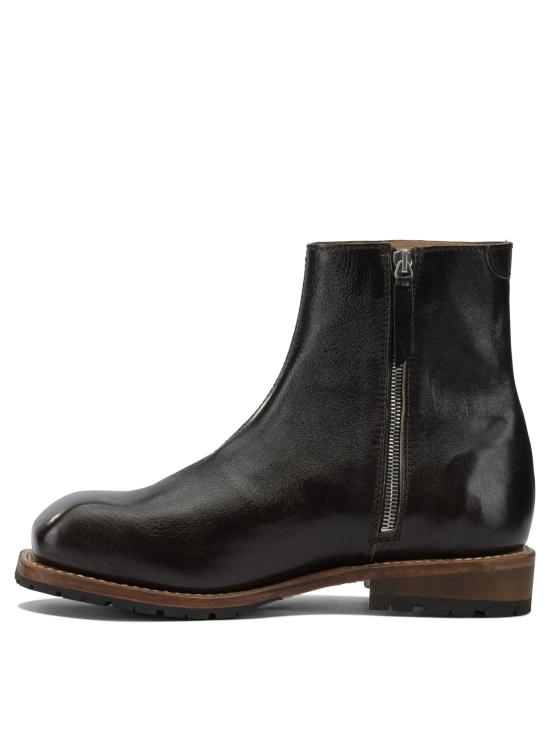 26SS 아워레가시 부츠 A4257EDAAMERICANO LEATHER Black - OUR LEGACY