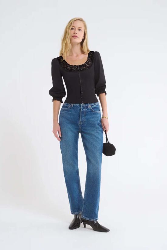  RUMORED 블라우스 소문난 발타자르 탑 블랙 - OTHER BRANDS