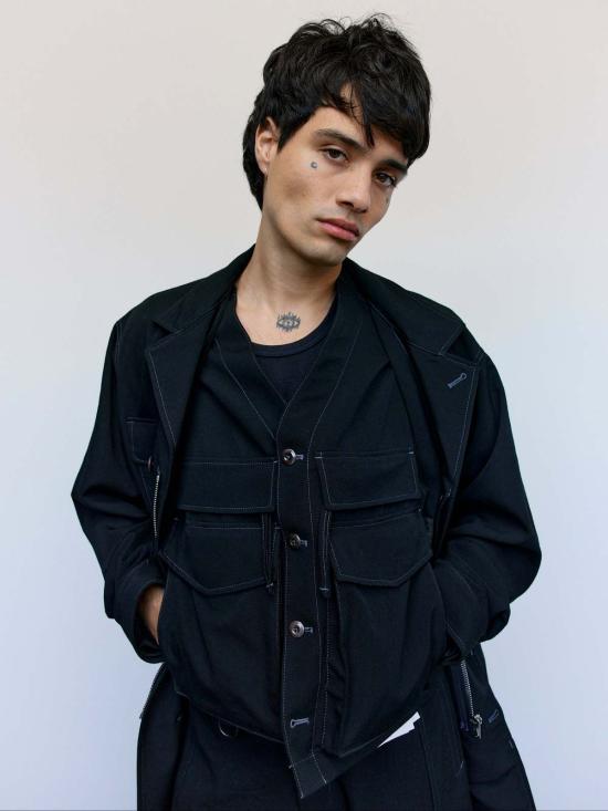  르메르 베스트 소프트 울 트윌 유틸리티 조끼 - LEMAIRE