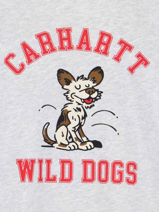 25FW 칼하트 WIP 반팔 티셔츠 I035450 482XX Grey - CARHARTT WIP