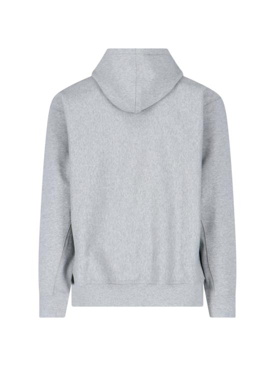 25FW 칼하트 WIP 후드 아메리칸 스크립트 스웨트셔츠 I028279 V6XX Grey - CARHARTT WIP