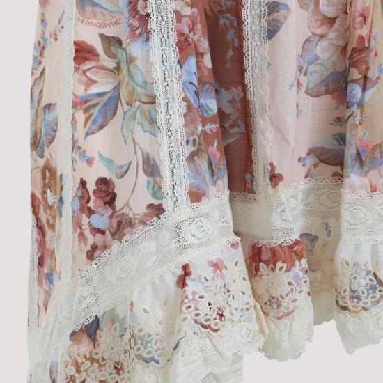 26SS 짐머만 블라우스 5764TRS261 SPLICED PRINT - ZIMMERMANN