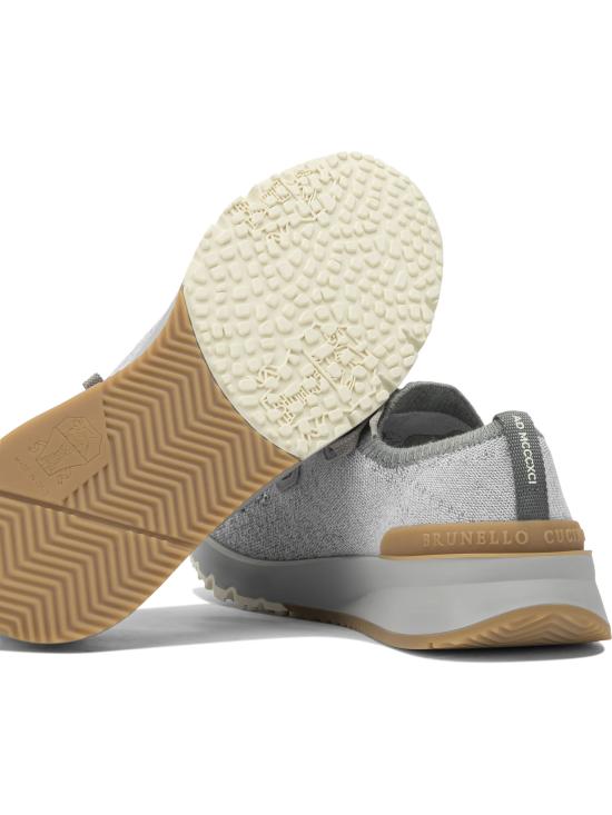 25FW 브루넬로 쿠치넬리 스니커즈 MZUKISO250CJN33 Grey - BRUNELLO CUCINELLI