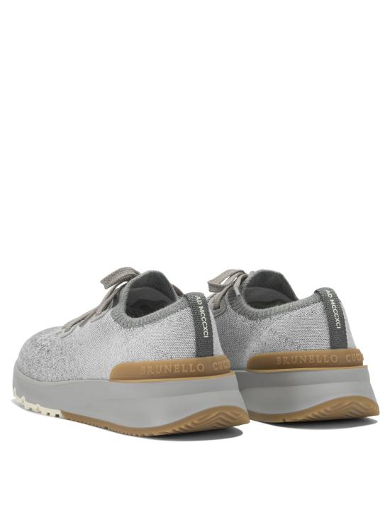 25FW 브루넬로 쿠치넬리 스니커즈 MZUKISO250CJN33 Grey - BRUNELLO CUCINELLI