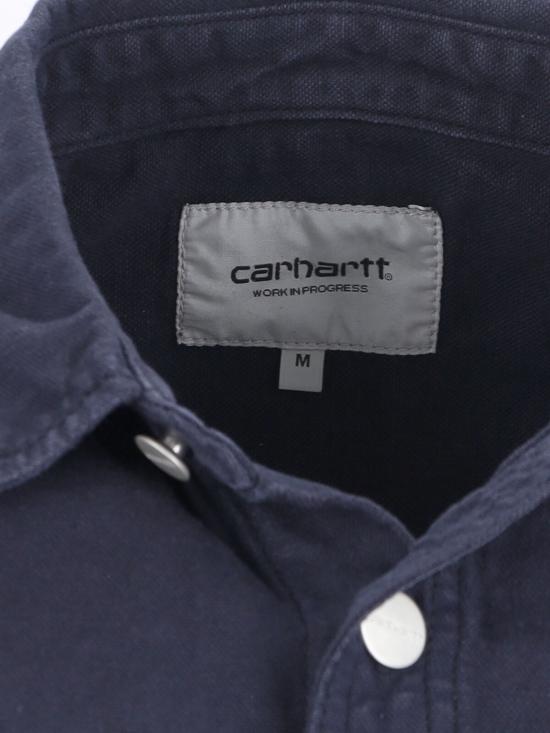 25FW 칼하트 WIP 데님 셔츠 I033578 1CGD Blue - CARHARTT WIP