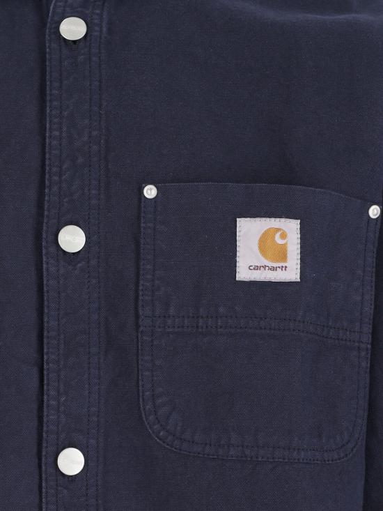 25FW 칼하트 WIP 데님 셔츠 I033578 1CGD Blue - CARHARTT WIP
