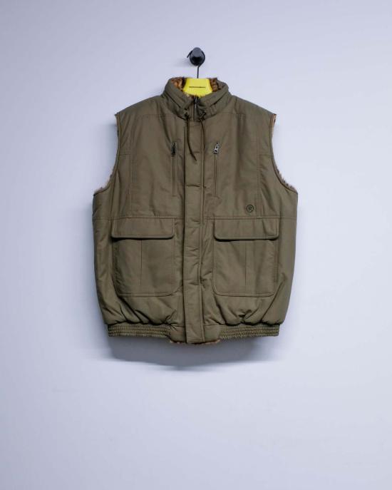  마틴로즈 베스트 마틴 로즈 베이지 카키 나일론 리버서블 퍼 질레 - MARTINE ROSE