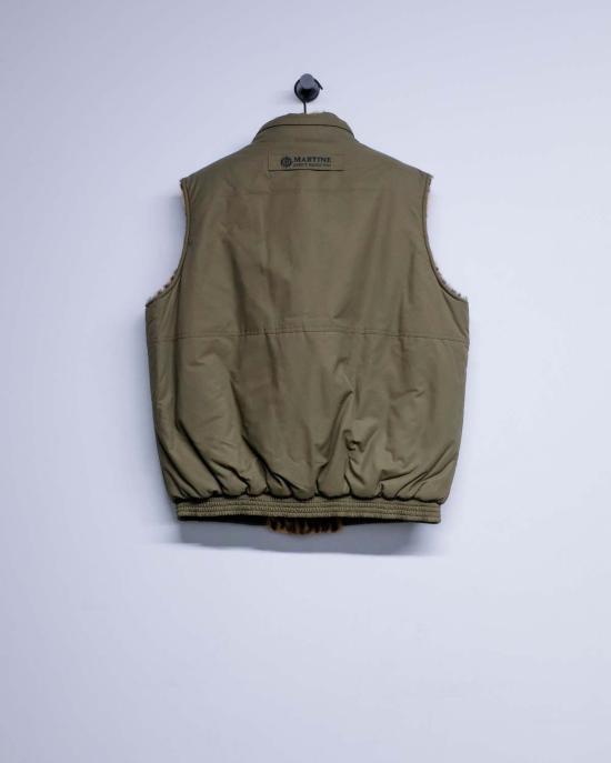  마틴로즈 베스트 마틴 로즈 베이지 카키 나일론 리버서블 퍼 질레 - MARTINE ROSE