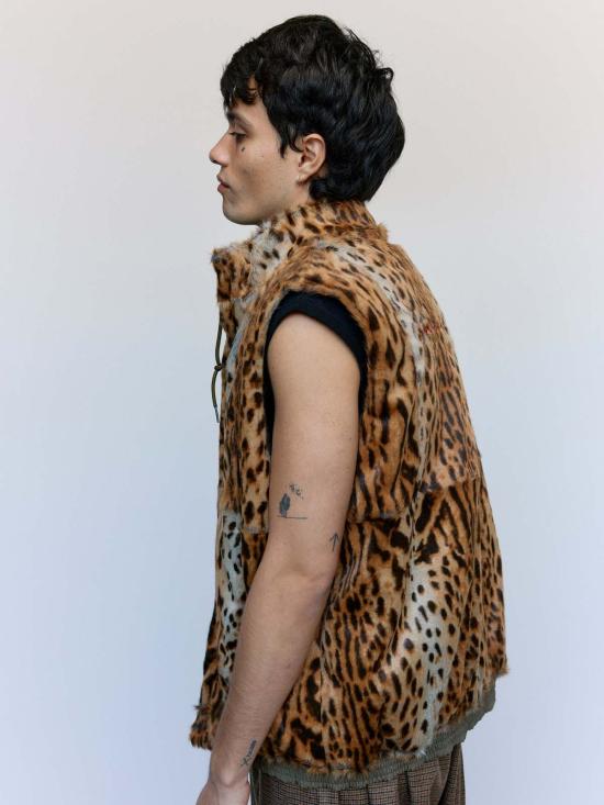  마틴로즈 베스트 마틴 로즈 베이지 카키 나일론 리버서블 퍼 질레 - MARTINE ROSE