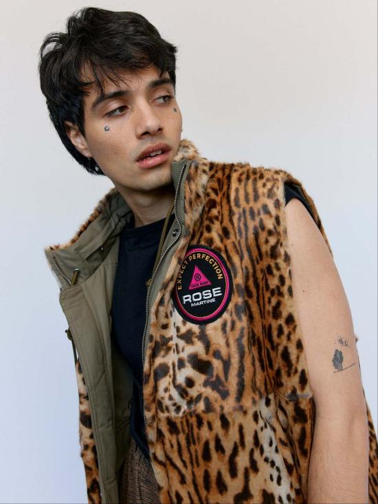  마틴로즈 베스트 마틴 로즈 베이지 카키 나일론 리버서블 퍼 질레 - MARTINE ROSE