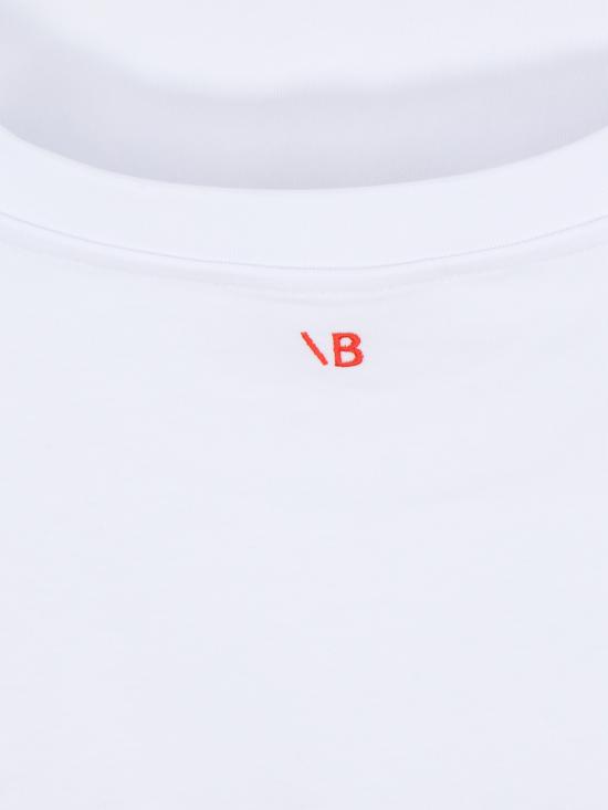 26SS 빅토리아 베컴 반팔 티셔츠 1124JTS005732A WHITE White - VICTORIA BECKHAM