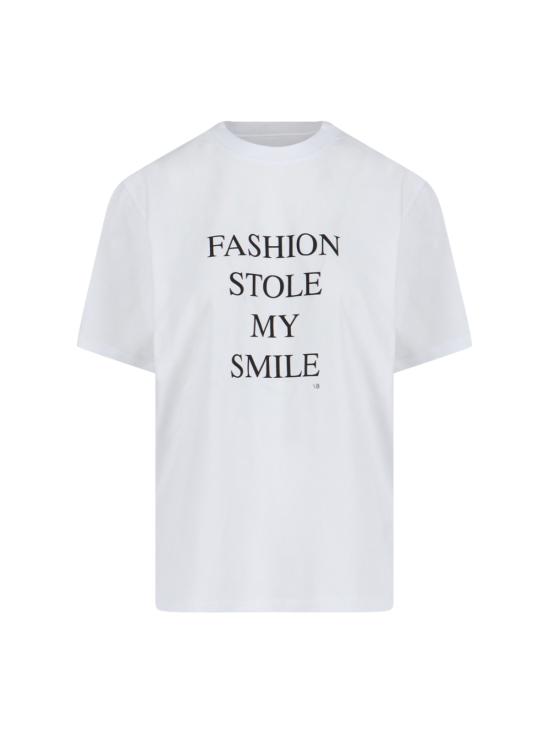 26SS 빅토리아 베컴 반팔 티셔츠 1322JTS004130A WHITE White