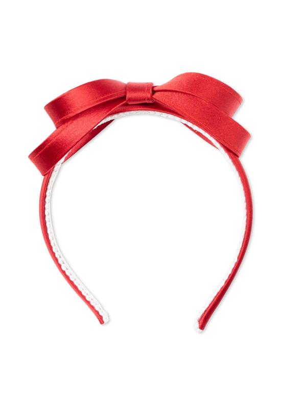 25FW [키즈] Nennè studio 헤어 액세서리 DOPPIO NODO ROSSO RED - OTHER BRANDS
