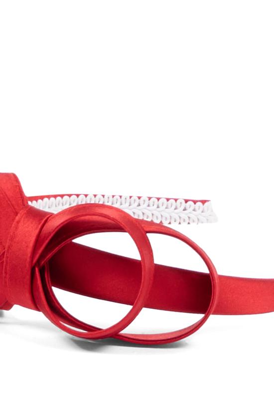 25FW [키즈] Nennè studio 헤어 액세서리 DOPPIO NODO ROSSO RED - OTHER BRANDS