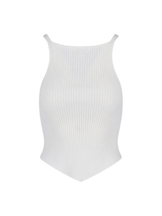 26SS 쿠레쥬 긴팔 티셔츠 123MTO042FI0001 White