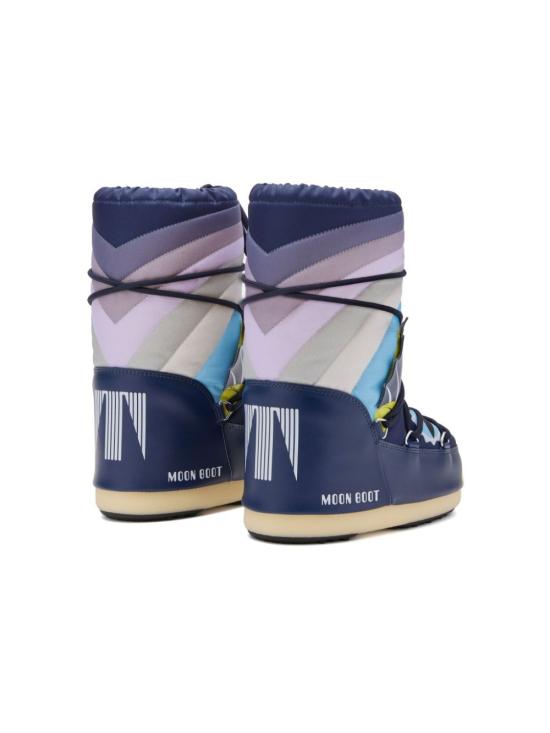 24FW [키즈] 문부츠 미들 부츠 3400280 BLUE MULTICOLOR - MOON BOOT