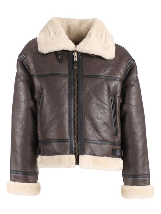 25FW 쇼트N.Y.C 무톤 231 30 LCWCHELSEA DARK BROWN OFF WHITE 241847