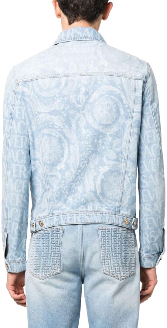  베르사체 코트 10093551A076611D380 BLUE - VERSACE