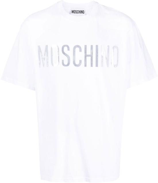  모스키노 반팔 티셔츠 A071702411001 WHITE