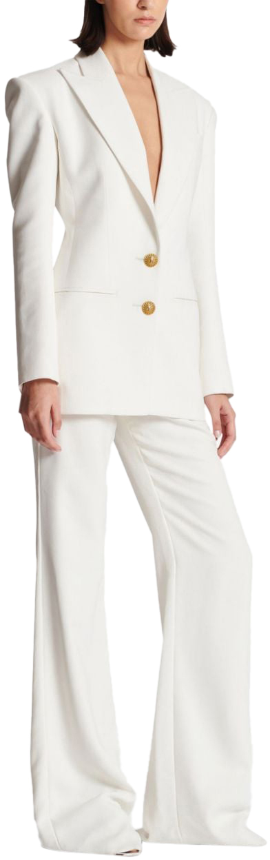  발망 코트 CF1SE055VE170FA WHITE - BALMAIN