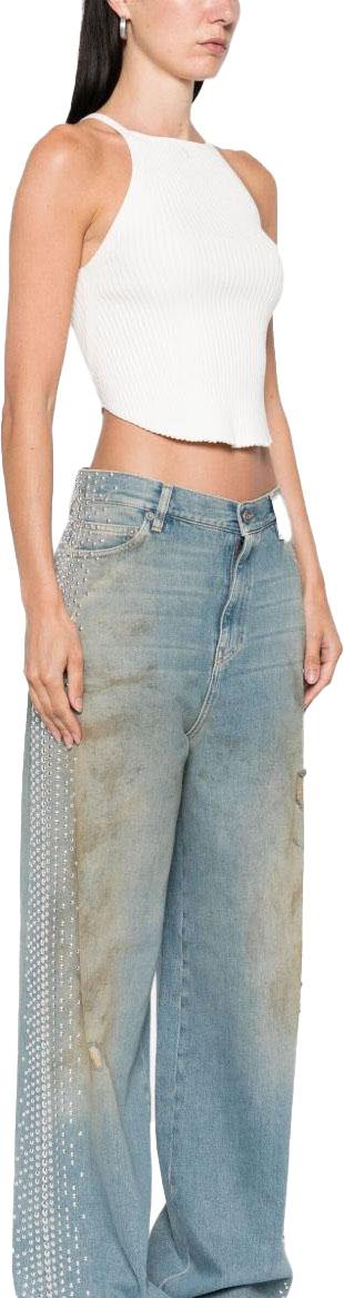 25FW 쿠레쥬 민소매 티셔츠 325MTO450FI00010001 WHITE - COURREGES