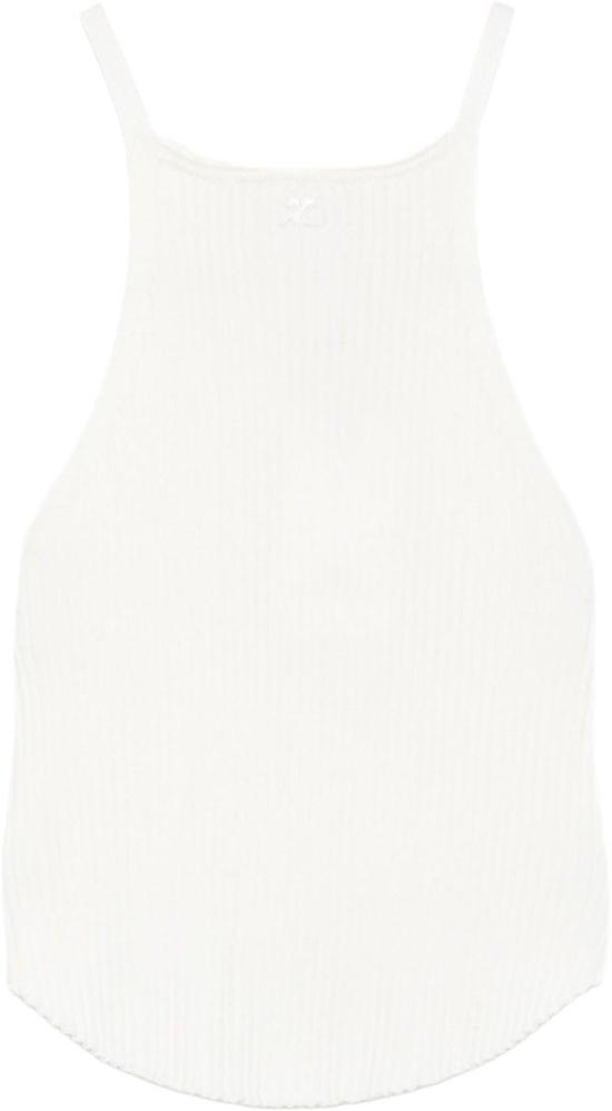 25FW 쿠레쥬 민소매 티셔츠 325MTO450FI00010001 WHITE