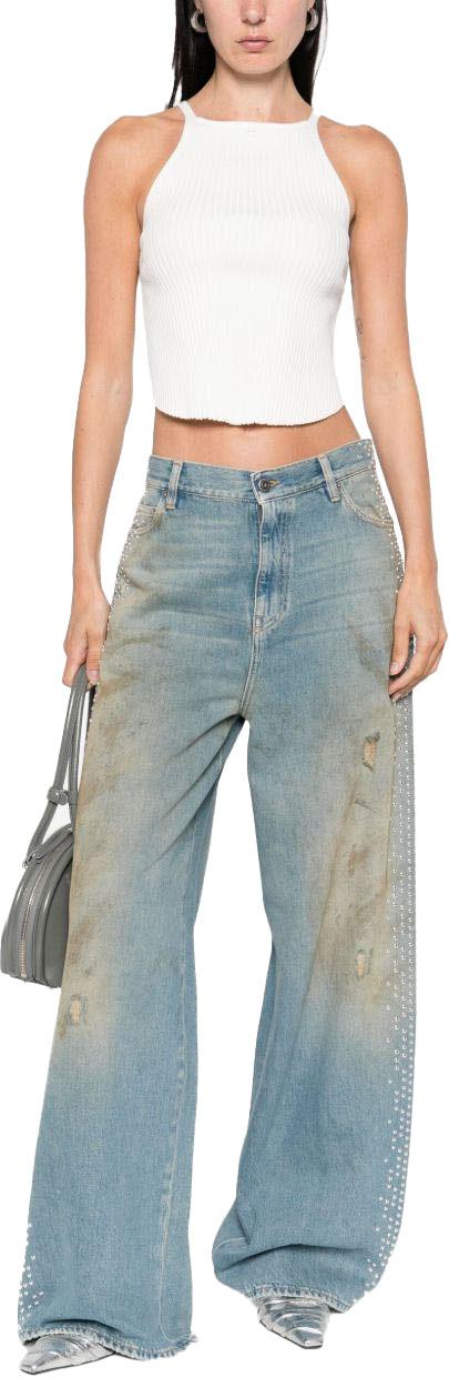 25FW 쿠레쥬 민소매 티셔츠 325MTO450FI00010001 WHITE - COURREGES