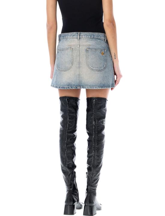  쿠레쥬 숏 스커트 124DJU156DE00167011 BLUE - COURREGES