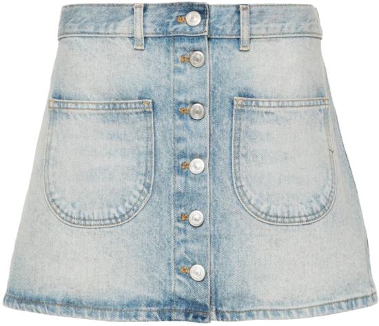  쿠레쥬 숏 스커트 124DJU156DE00167011 BLUE