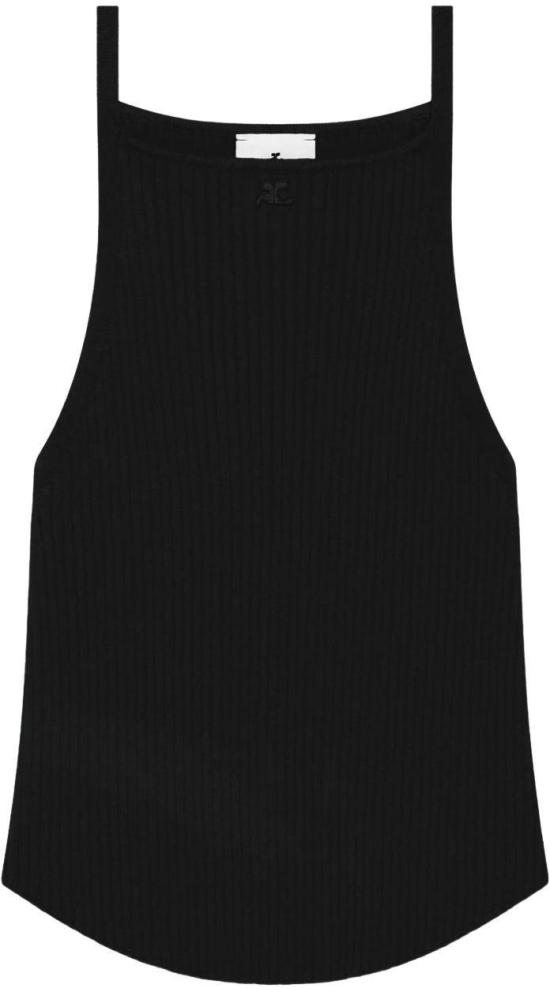 25FW 쿠레쥬 민소매 티셔츠 325MTO450FI00019999 BLACK