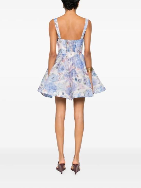 26SS 짐머만 숏 원피스 6493DC261SKBLM Light Blue - ZIMMERMANN