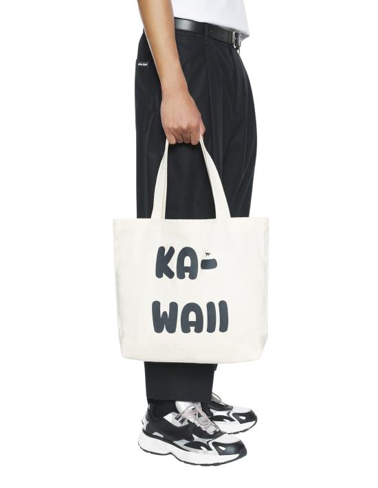 25FW 메종키츠네 토트백 PW05102WW9042 P700 ECRU - MAISON KITSUNE