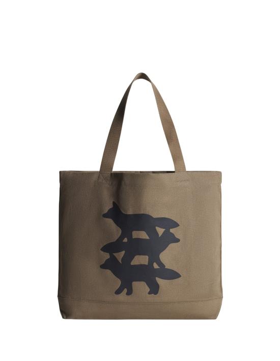 25FW 메종키츠네 토트백 PM05105WW9042 0301 BROWN