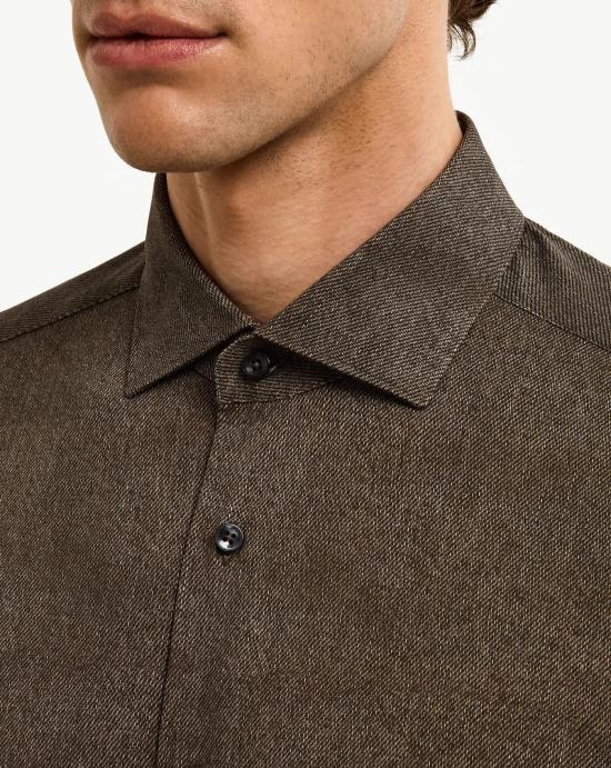 24FW 싸쿠스 셔츠 ACT558ML 91622 003 Brown - XACUS