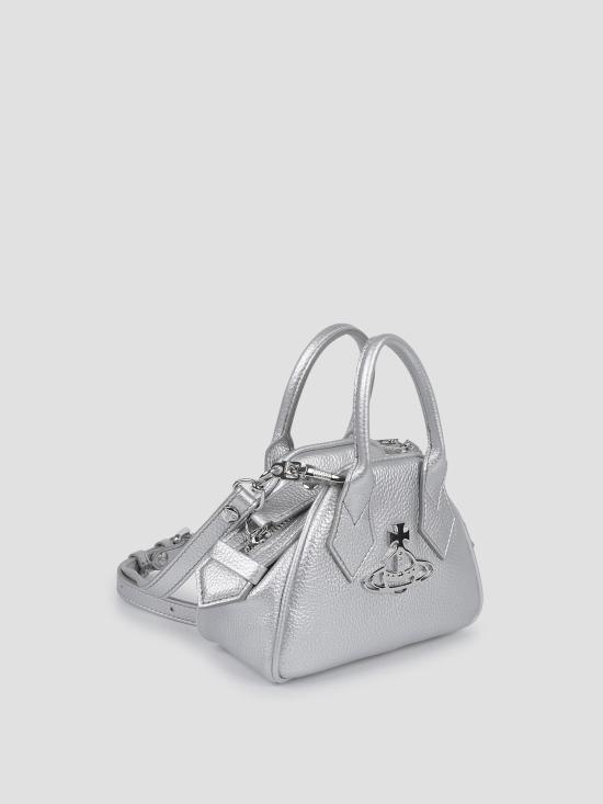25FW 비비안웨스트우드 숄더백 5C010006WS000DQ401 SILVER DOM - VIVIENNE WESTWOOD