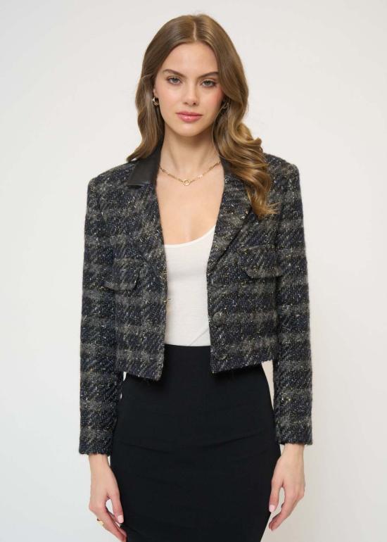  센트럴 파크 웨스트 수트 자켓 콜레트 루렉스 하운드투스 재킷