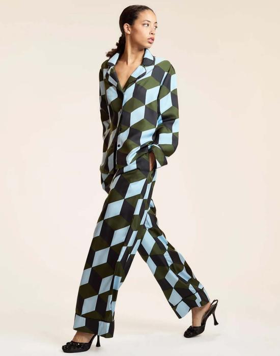  신시아 로리 라운지 웨어 신시아 로울리 아르데코 파자마 팬츠 - CYNTHIA ROWLEY