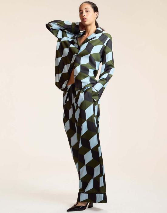  신시아 로리 라운지 웨어 신시아 로울리 아르데코 파자마 팬츠 - CYNTHIA ROWLEY