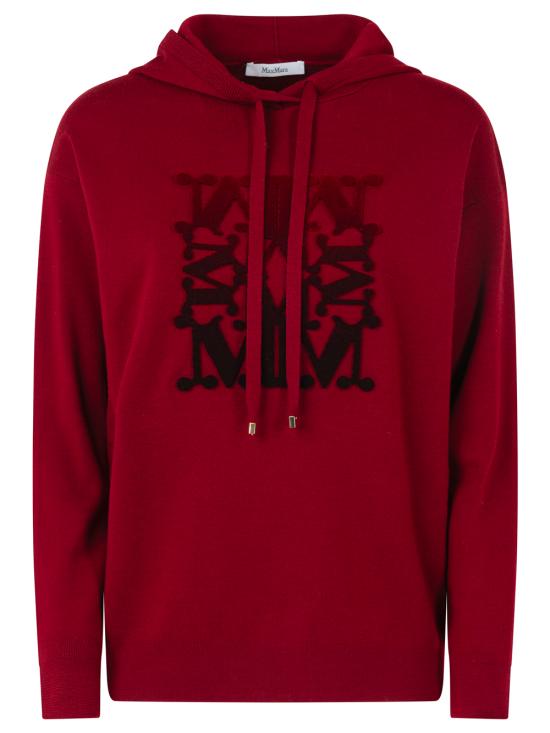 25FW 막스마라 후드 티셔츠 TADDEO 014 RED