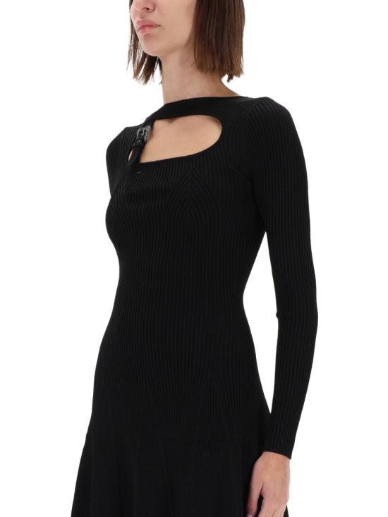 25FW 베르사체 미디 원피스 79HAOM01 CMH23899 BLACK - VERSACE