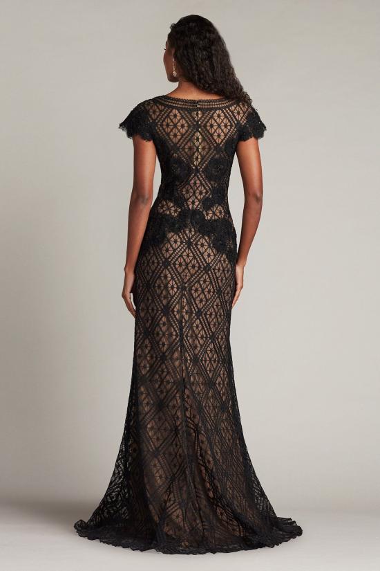 25FW TADASHI SHOJI 미디 원피스 CHR25361LBKND BLACK NUDE - OTHER BRANDS