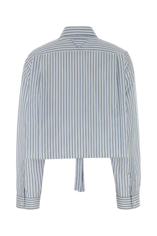 25FW 프라다 셔츠 P462ISOOO17MG F0637 STRIPPED - PRADA