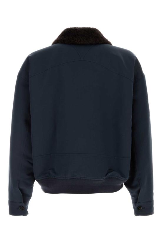 25FW 보테가베네타 실크&코튼 트윌 봄버 자켓 833838V5PT0 4140 BLUE - BOTTEGA VENETA