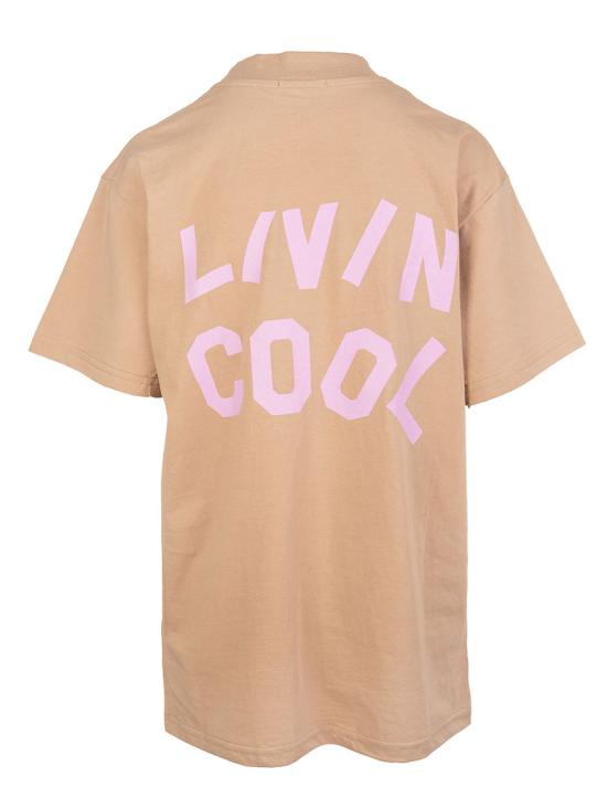  리빙쿨 반팔 티셔츠 LCT006 CROISSANT BROWN - LIVINCOOL