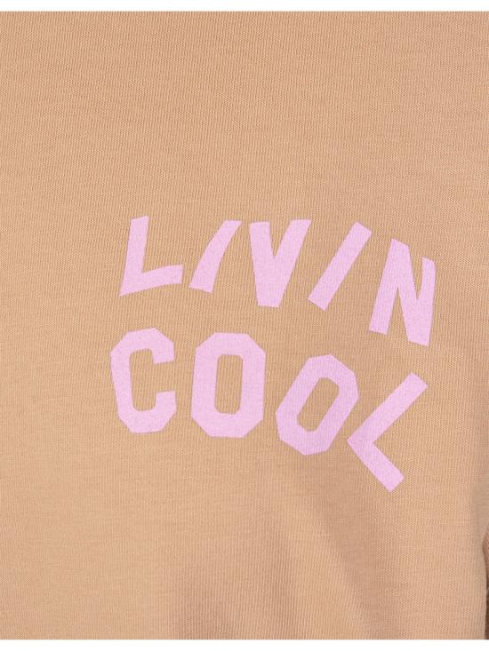  리빙쿨 반팔 티셔츠 LCT006 CROISSANT BROWN - LIVINCOOL