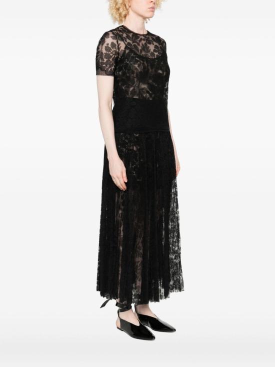 25FW 에르마노 설비노 반팔 티셔츠 D472L773CSJII95708 BLACK - ERMANNO SCERVINO